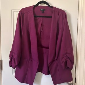 Torrid Open front blazer
